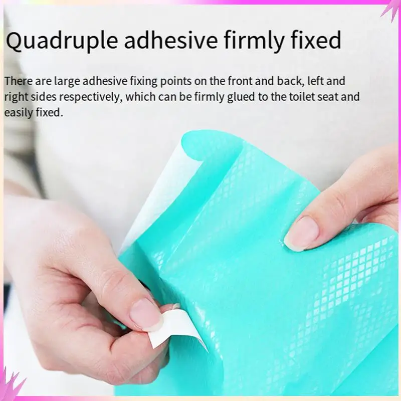 

B50C одноразовый чехол на сиденье для унитаза в индивидуальной упаковке для обучения, водонепроницаемый, для путешествий, 50 шт.