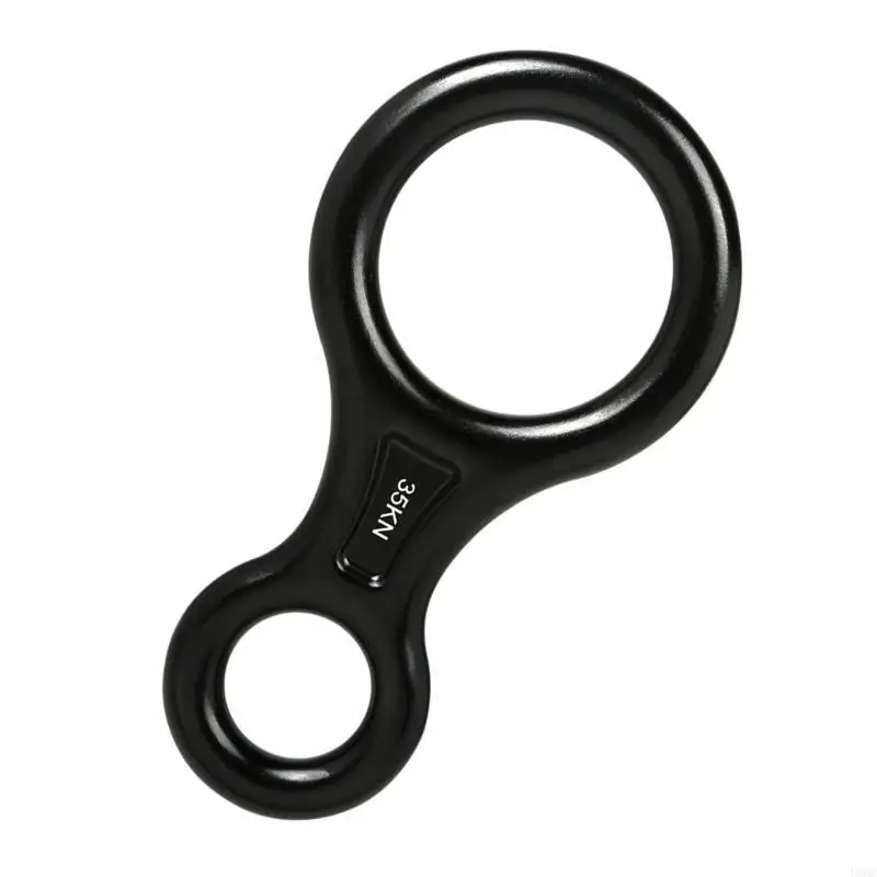 Heavy Duty 35KN Figure 8 Descender for Rock Climbing and Abseiling Aluminum Gear New