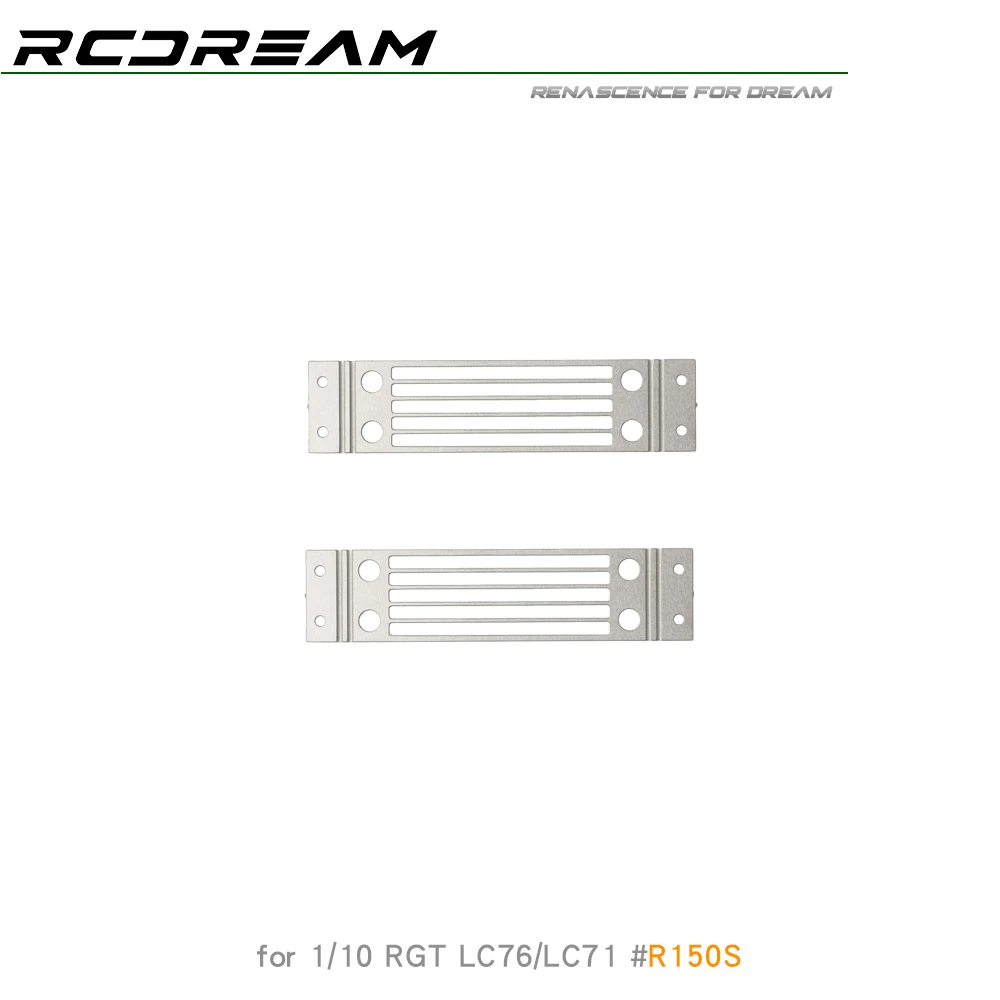 RCDream 1/10 Tail Light Protective Cover Net Sheets for RGT EX86190 EX86020 LC71/LC76 Rear Bumper Upgrade Parts #R150S