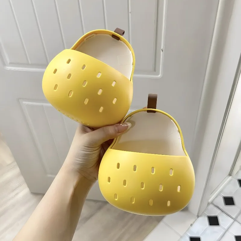 

Kawaii Fruit Magnetic Pear-shaped Cutlery Holder Hollow Out No Punching Required Kitchen Tableware Drainer Drain Cartoon