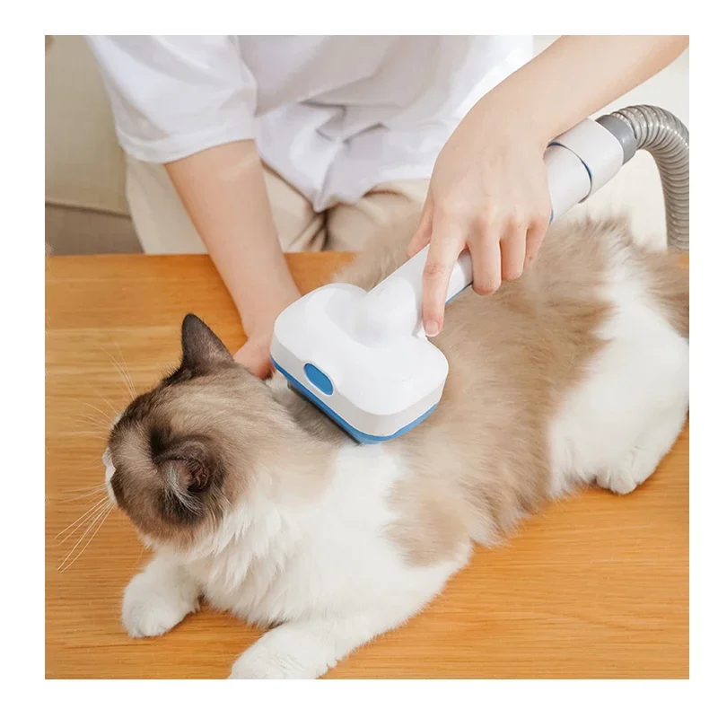 

6 in 1 Pet Grooming Vacuum Cleaner Pet Multi-function Electric Hair Clipper With Vacuum Suction Dog Cat Trimmer Brush