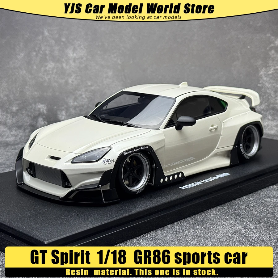 

GT Spirit 1/18 scale GR86 sports car model for collection, as a holiday gift, resin model