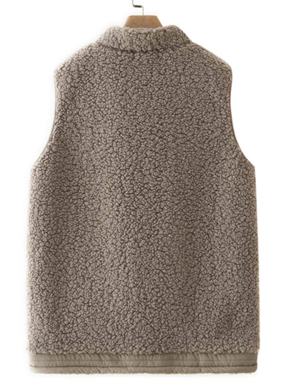 Lamb Velvet Vest Women\'s Autumn Winter New plus Size Medium Length Outerwear Mom\'s Jacket Particle Velvet Fashion Style