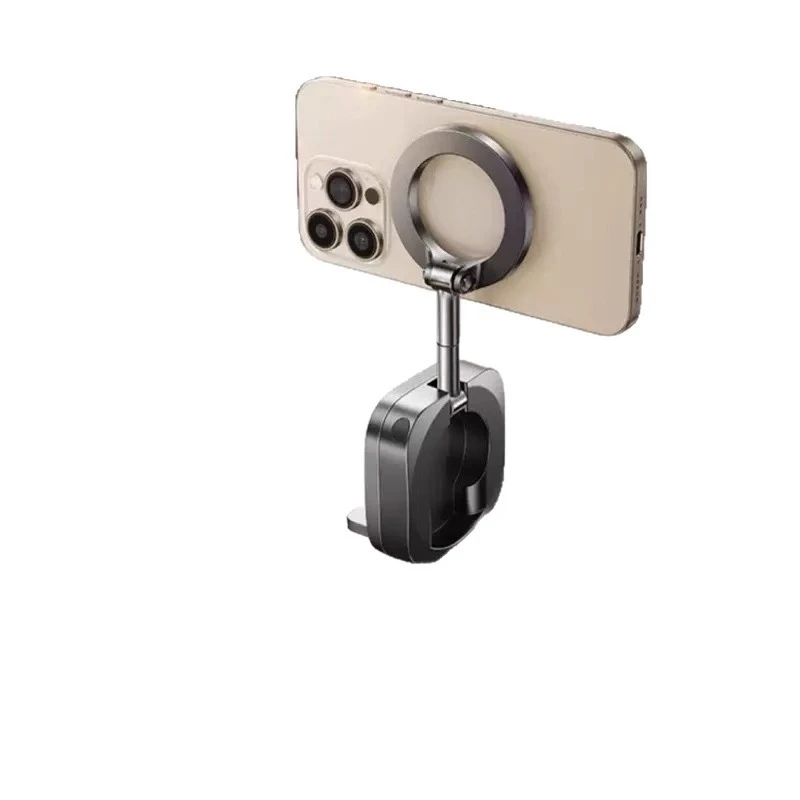 

Travel bracket Car high-speed rail desktop 360-degree folding and rotating adjustment Strong magnetic mobile phone bracket