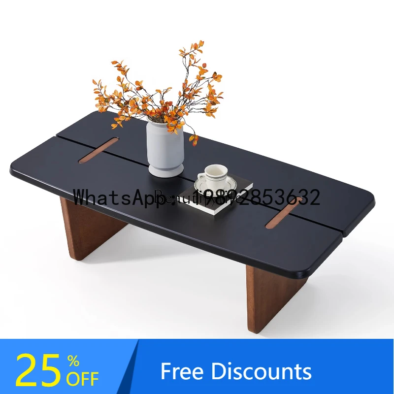

Medieval style coffee table combination art wabi-sabi wind living room household small apartment