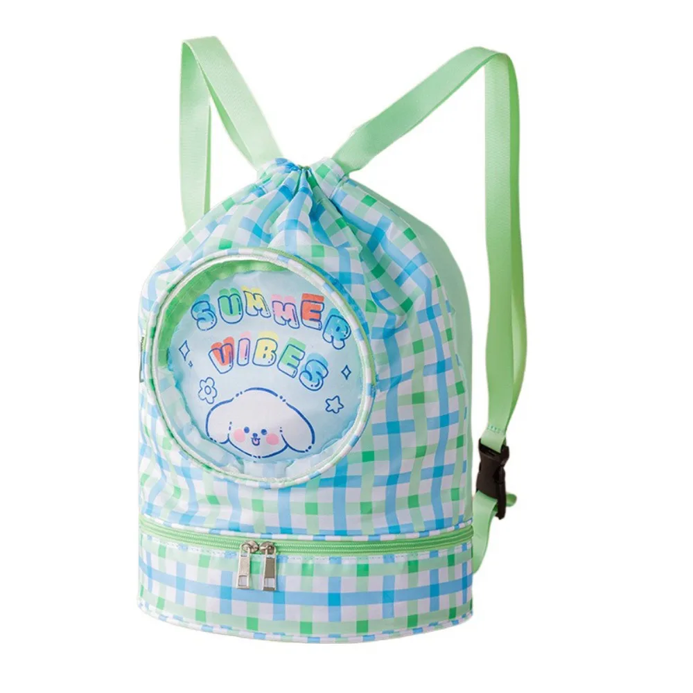 

Waterproof Children's Swimming Bag Shoe Compartment Dry Wet Separation Beach Bag Beam Mouth Lightweight Swimm Storage Bag