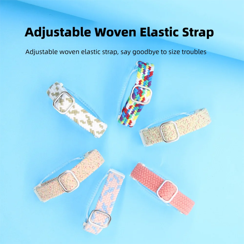 حزام ساعة مرن من النايلون لساعة Xiaomi Band 3/4/5/6/7/8 حافظة واقية سريعة الإصدار صديقة للبشرة بديلة معصمه