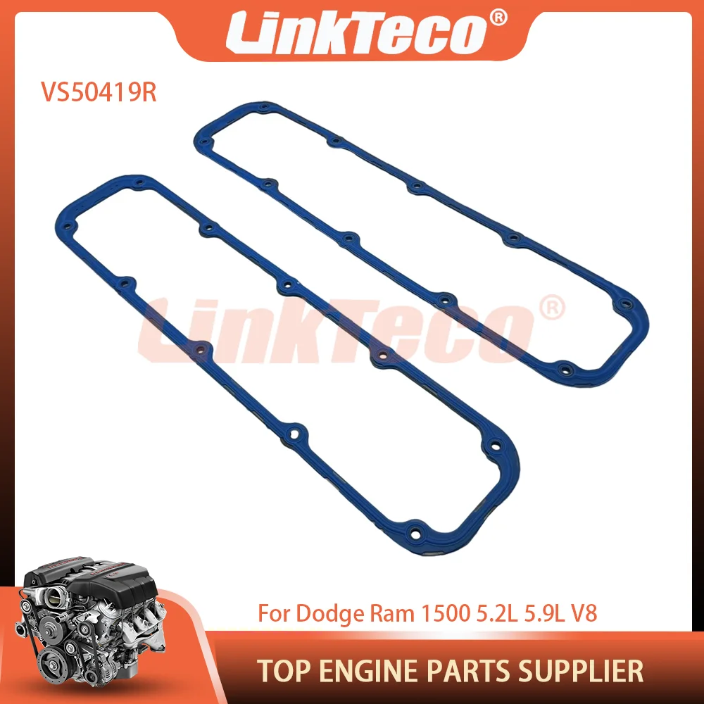 

Комплект прокладок клапанной крышки для Dodge B150 B1500 JEEP GRAND CHEROKEE 5.2L 5.9L V8 OHV 16v DNJ 1992-2003 OEM VS50419R VS50170