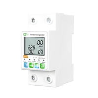 Tuya Wifi 1-63A Intelligent Automatic Reclosing Protector Current Voltage Monitoring Meterdisplay Switch Power Meter