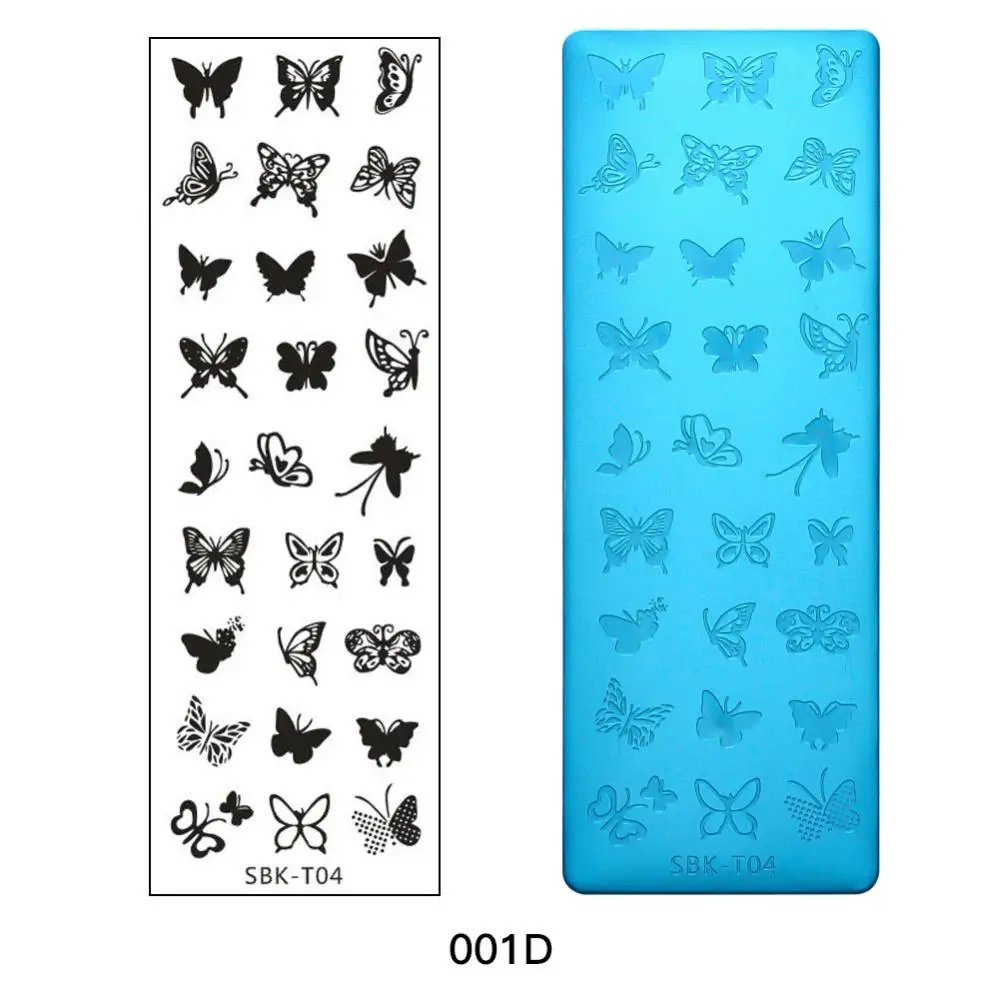 Stainless Steel Nail Stamping Plates Polish Transfer Stencils Flower Geometry Template Nail Art Decoration Nail Templates