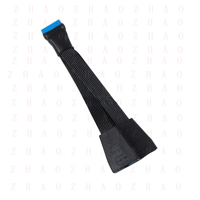 L+ for 19Pin Header USB 3.0 1 to 2 Splitter Internal USB Hub for Computer Motherboard