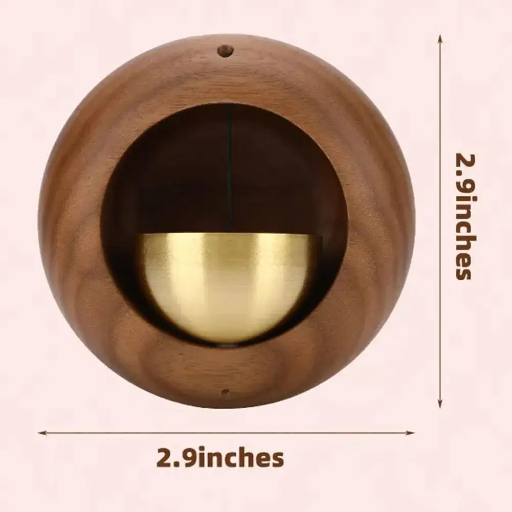 Wooden Landscape Bell Magnet Design Door Bells Wind Chimes Shopkeeper Bell For Opening Door Home Decoration Hanging Wind Chime