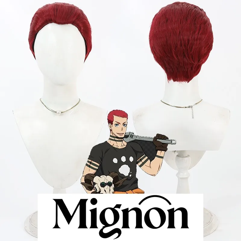 

Fire Force Vulcan Joseph парик для косплея оранжевый красный короткий стрижень додовая пиковая подарок на Хэллоуин