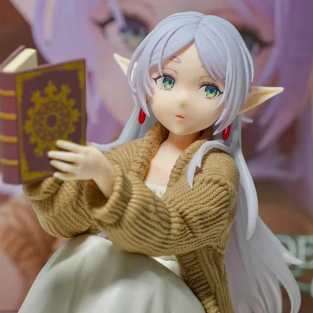 12CM Frieren Anime-Figur - Niedliche Nachtwäsche-Actionfigur Modellpuppe Spielzeug für Desktop-Sammlung aus dem Beyond Journey's End – Detail 2