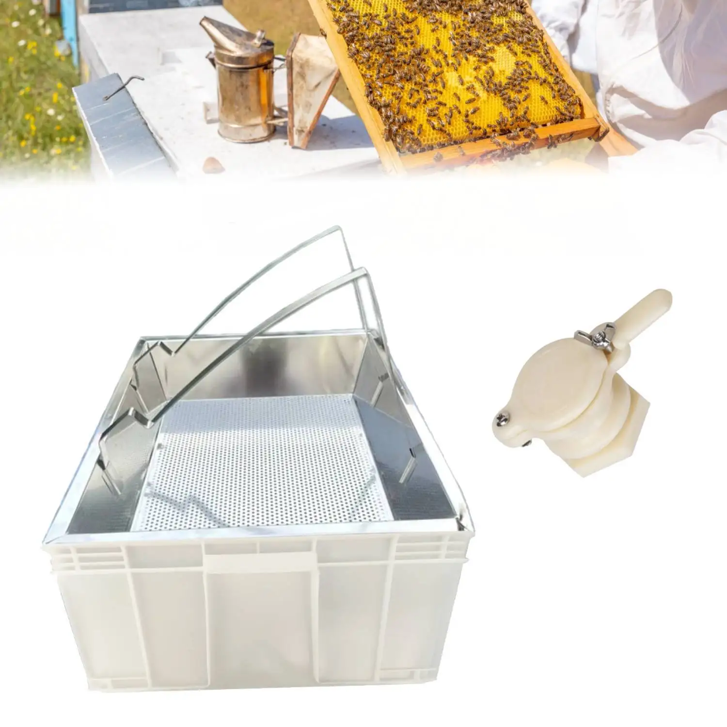Stainless steel cutting honey plate, honey leakage honey plate