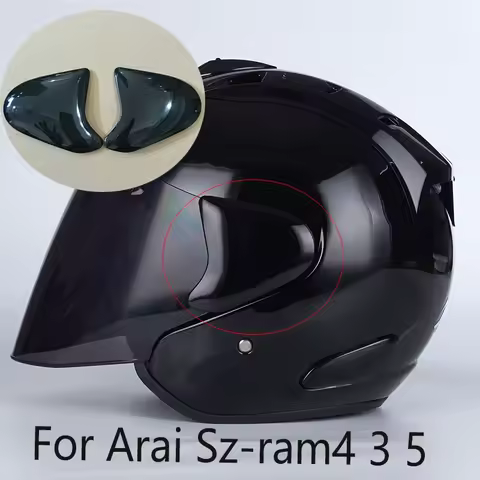 3/4 Helmet Parts For Arai Sz-ram4 3 5 Hermonza Lens Helmet Visor Black Clear Tan Fixed Base Inlet Trim Capacete Accessories