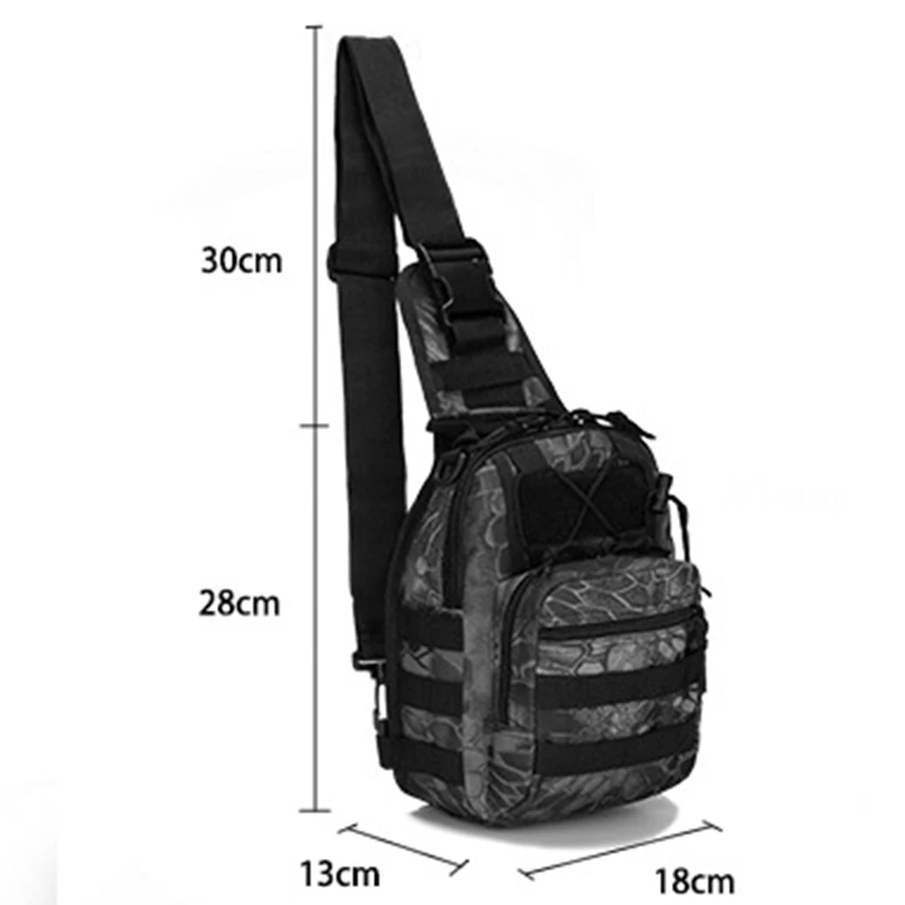 Camouflage Sports Chest Bag Waterproof Breathable Storage Bag For Outdoor