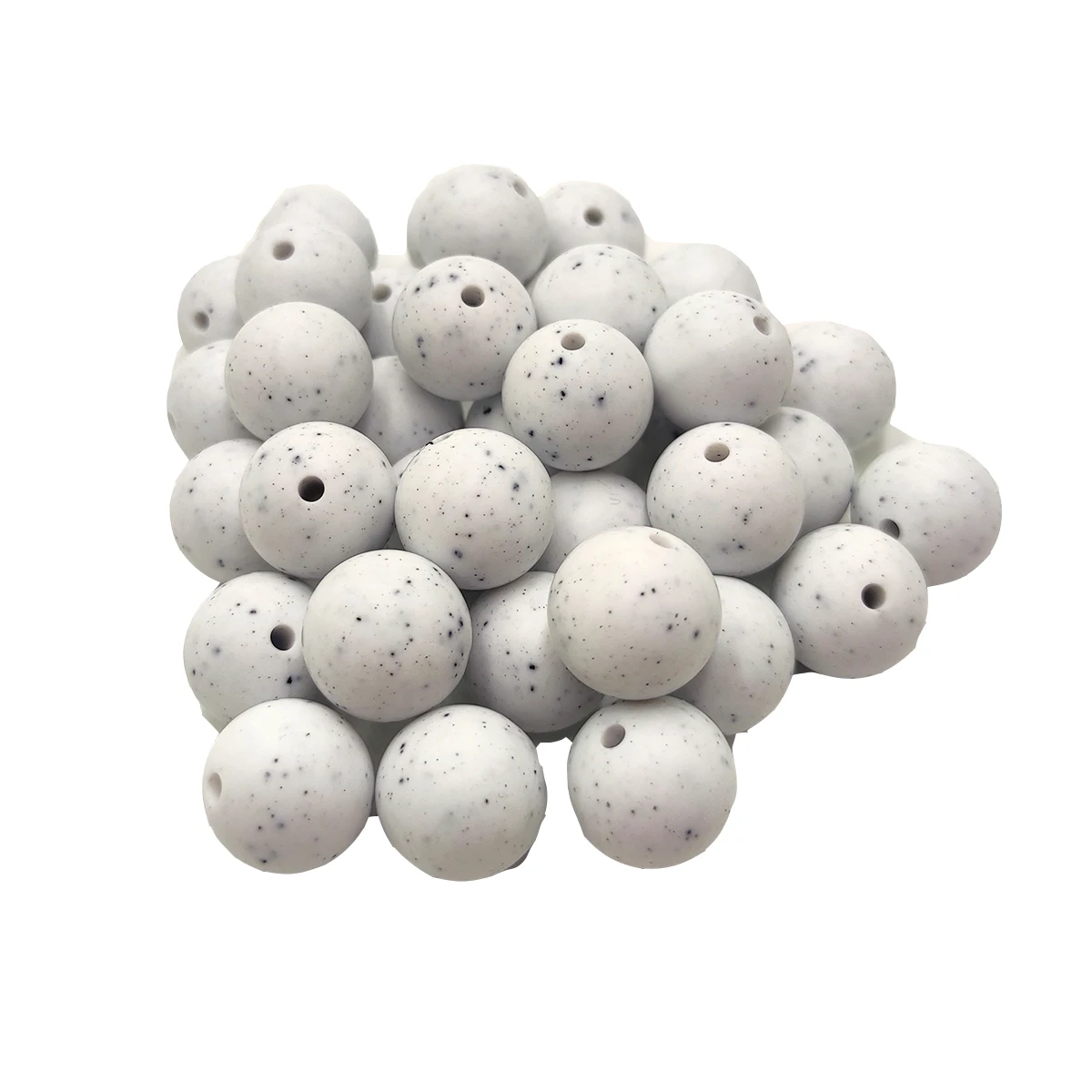 

Белые силиконовые бусины-шармы из пищевого силикона 12/15 мм для прорезывателей, ожерелий, игрушек, цепочек для сосок, DIY-наборов и ухода за младенцами
