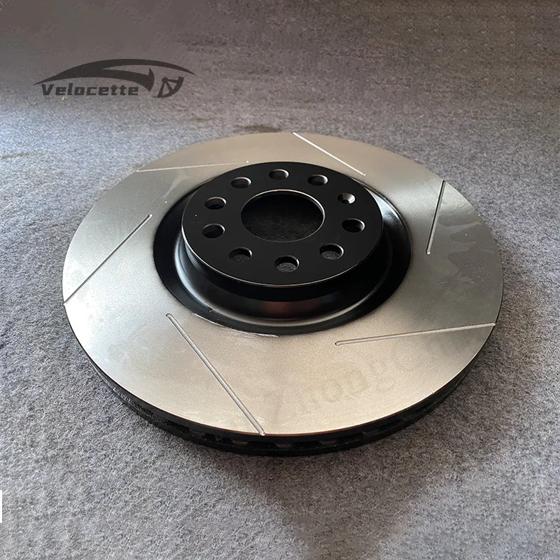 

Новый модифицированный алюминиевый ротор переднего тормозного диска Velocette в сборе OE EBR832XPR для Audi A3 TT Seat Leon, улучшенная производительность 50%.