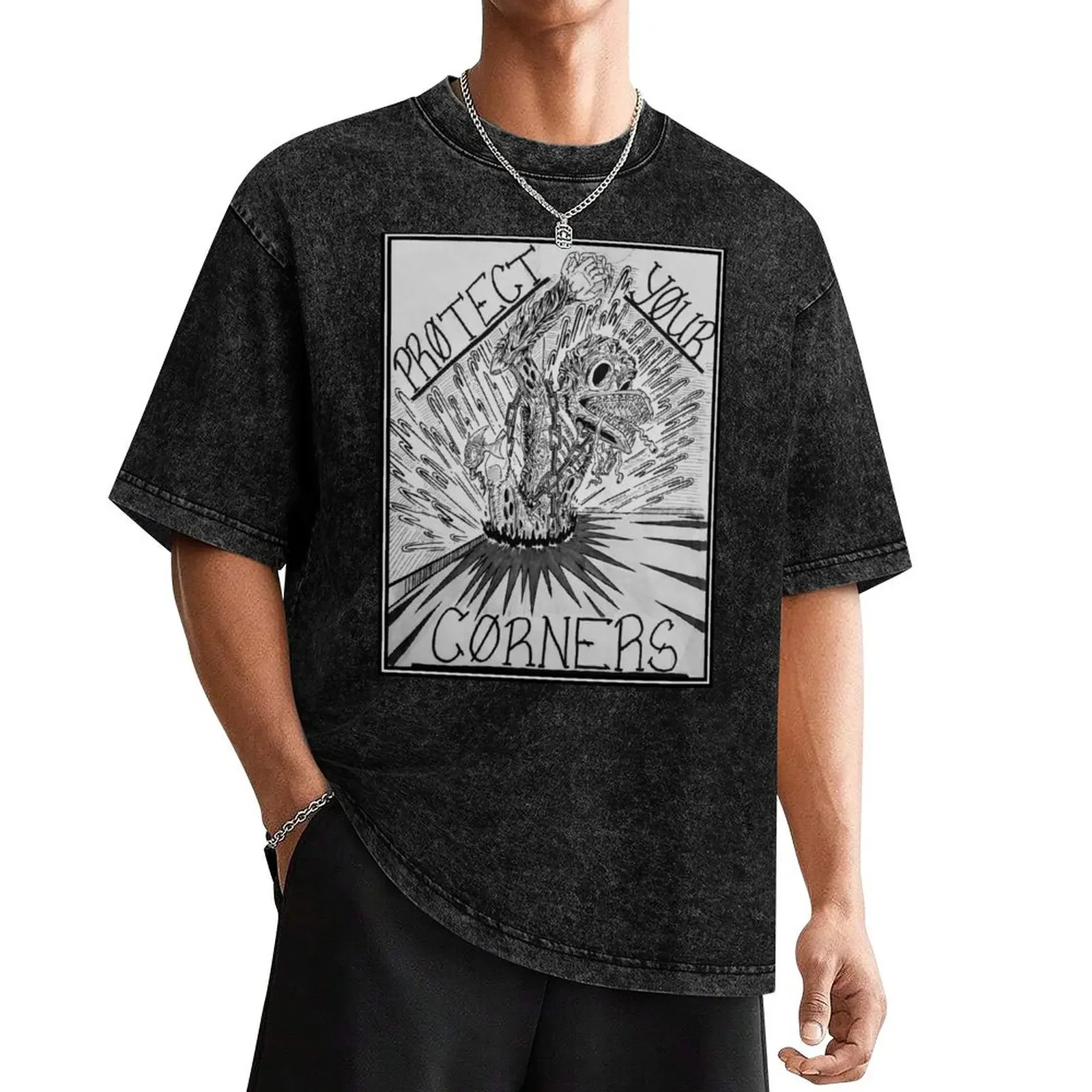 

Protect Your Corners T-Shirt anime stuff vintage t shirts cute clothes oversized t shirt men