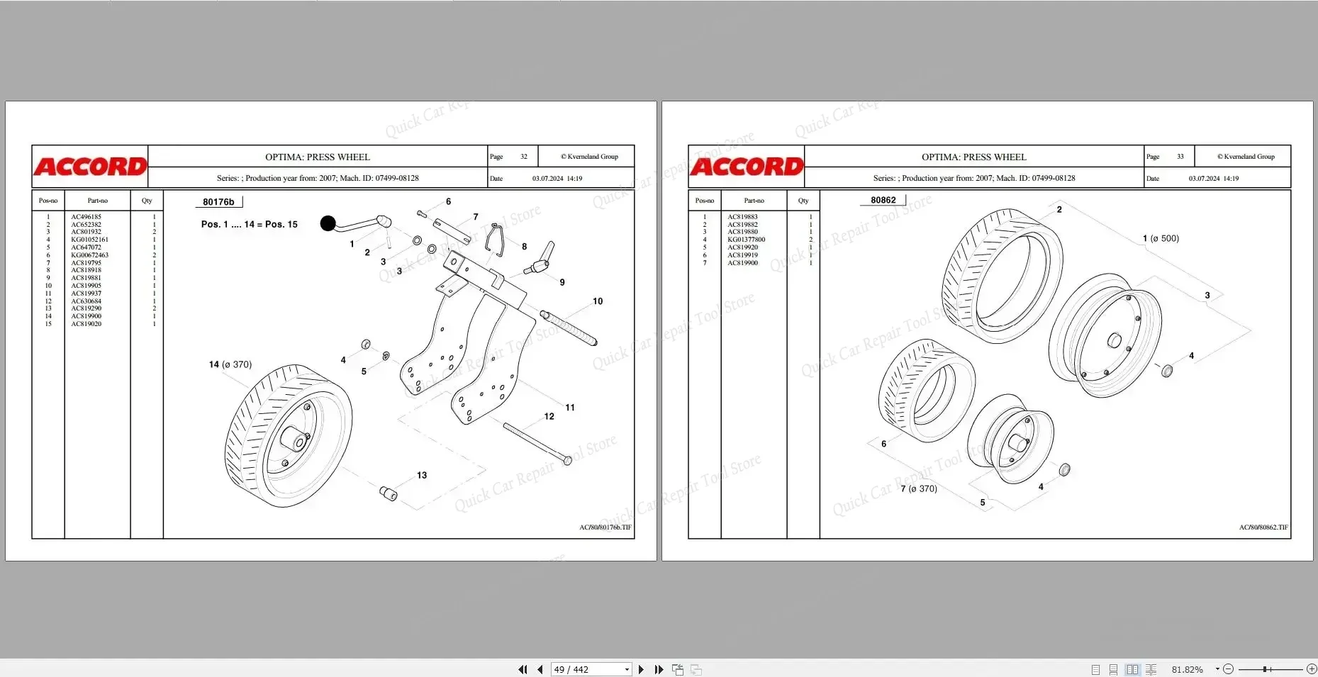 AutoCD Accord Agricultural 3.17 GB PDF Spare Parts Manual 2019