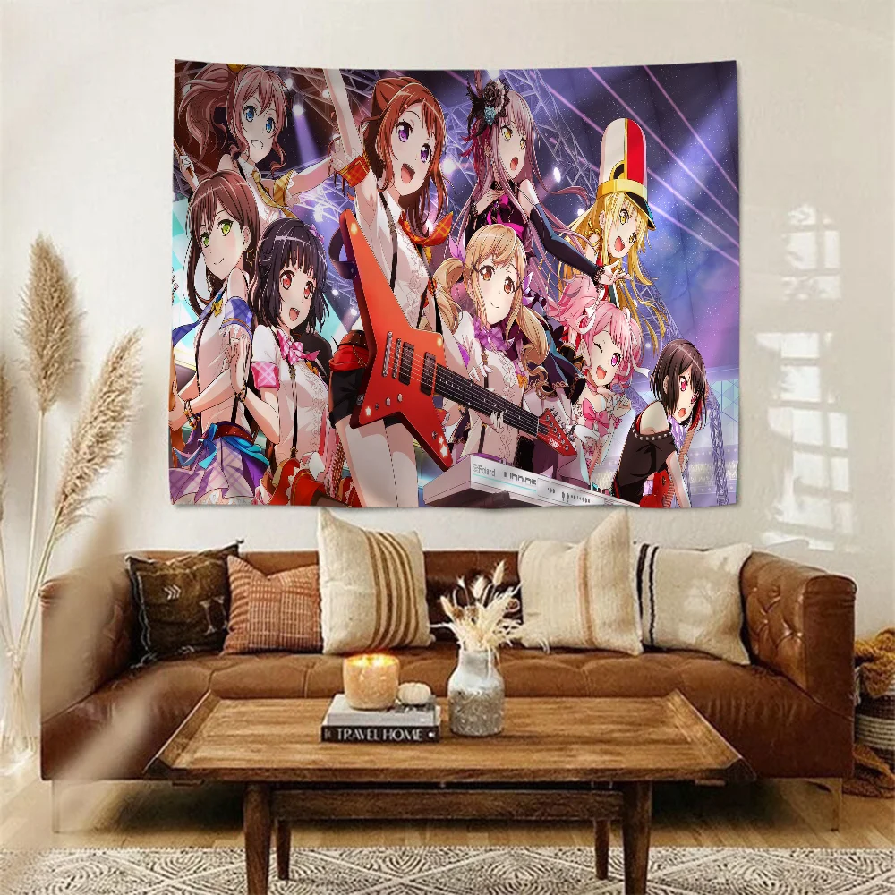 G-Girls Band C-Cry N-Nina Momoka Subaru Tomo Hanging Bohemian Tapestry Cheap Hippie Tapestries Mandala Wall Hanging Home Decor