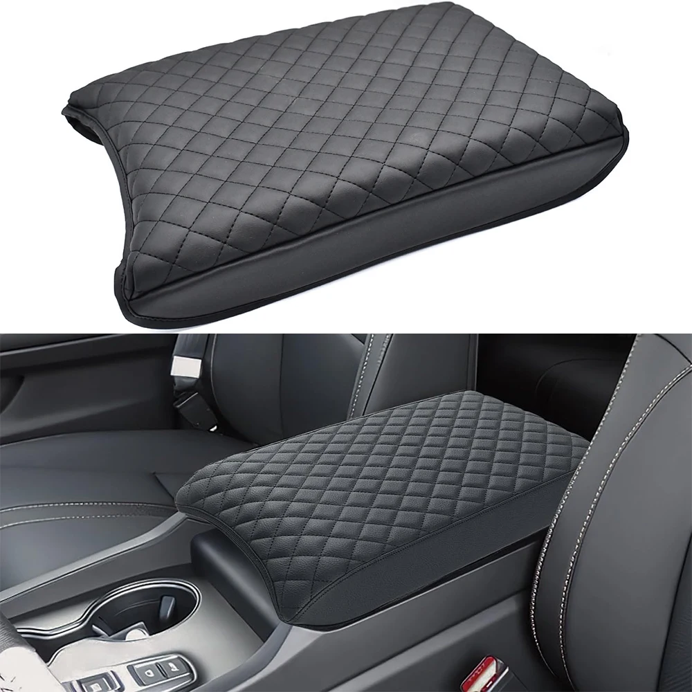 

For Honda Pilot 2023 2024 2025 Ridgeline/Passport 2025 Car Armrest Box Pad Leather Center Console Arm Rest Protector Cover Lid
