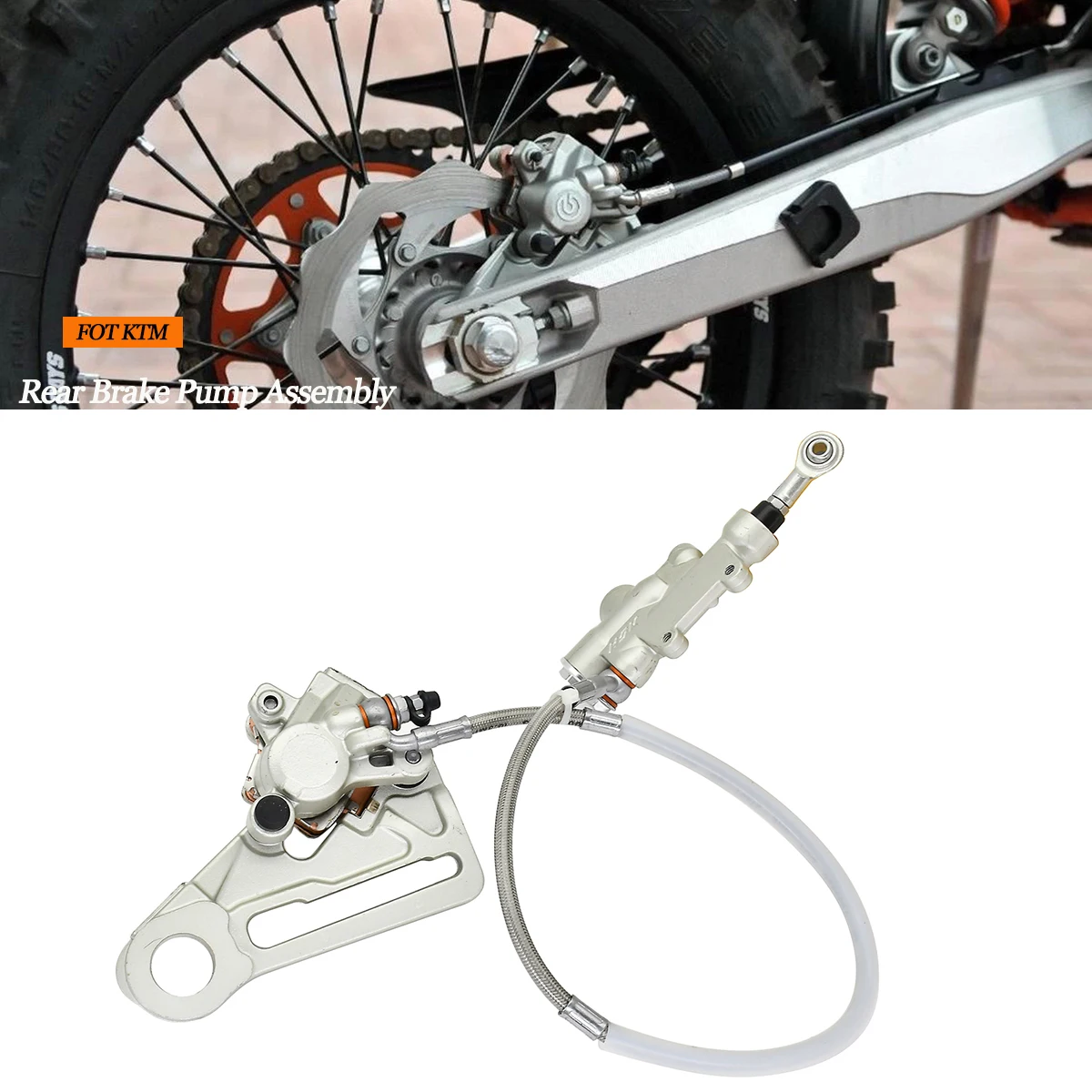 

Motorcycle Rear Brake Pump Assembly Brake Caliper For KTM EXC EXCF XC XCF XCW XCFW SX SXF For Husqvarna TC FC TE FE TX FX 04-23