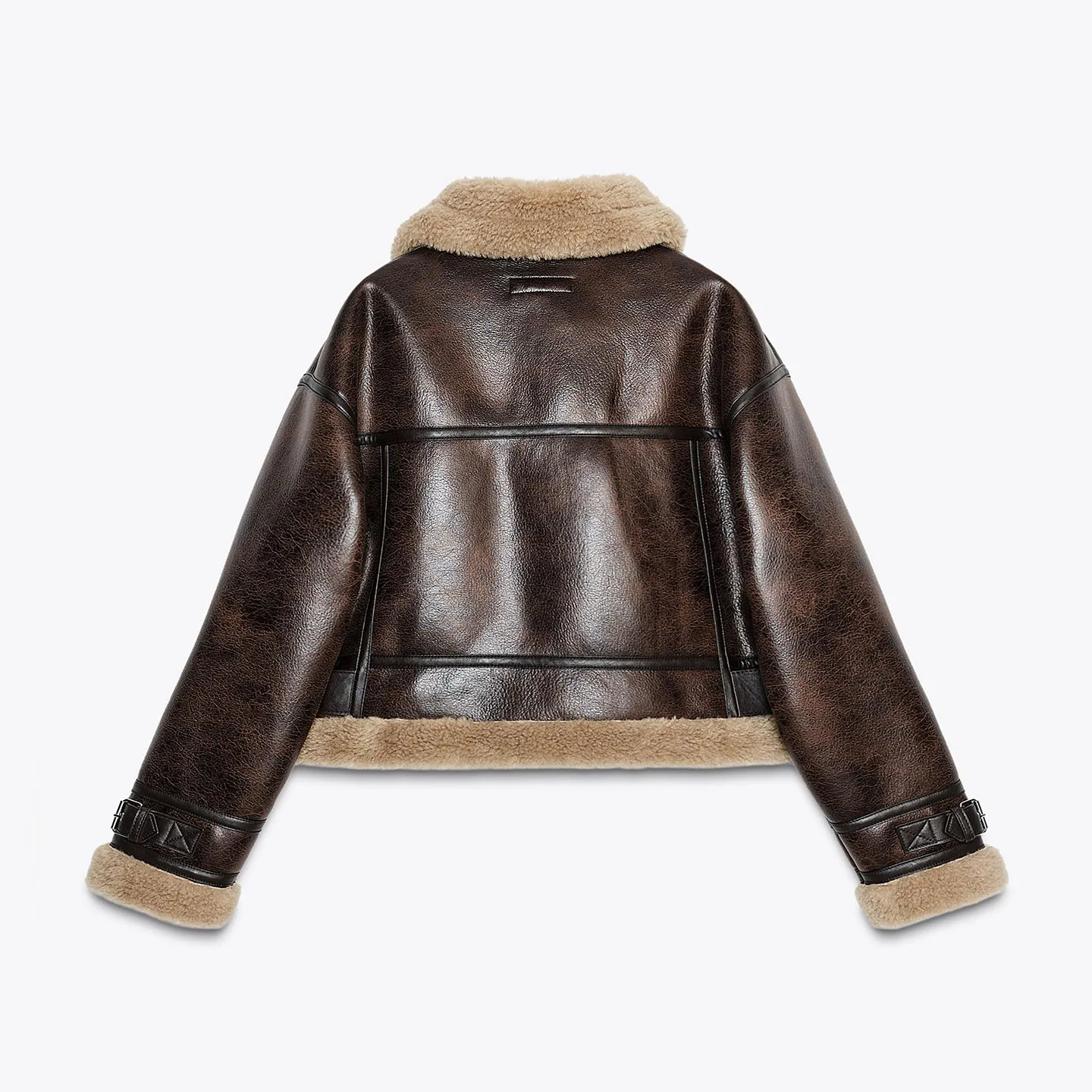 

Faionable двустороннее повседневное женское пальто Jaet с откидным воротником Z, брендовое свободное пальто на подкладке Fce Long Sve Z...