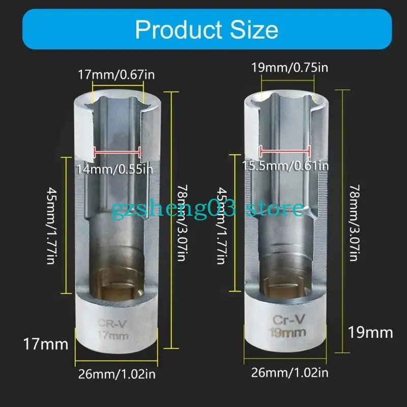 U75C Haute efficacité 17 mm / 19 mm Repliement ligne d'huile outil d'acier diesels injecteur FUILL
