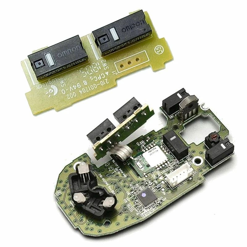 Mouse interruptor micro botão círculo placa chave motherboard para logitech g102 g102 herói botão do mouse placa cabo de peças de reparo