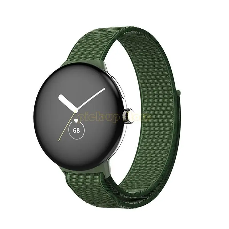 Q5WA Нейлоновая диапазона, совместимая с Pixel SmartWatch Sport Watch Stuct Strist Strast Loop-Braclet Заменить регулируемую с