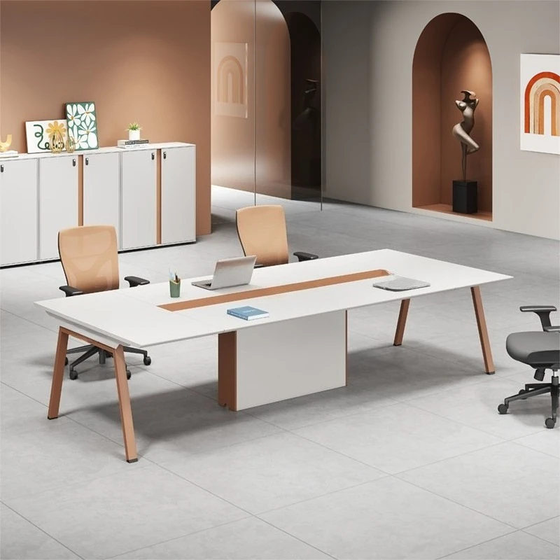 Conference tables and chairs Office negotiation table Meeting room Modern reception table Workbench