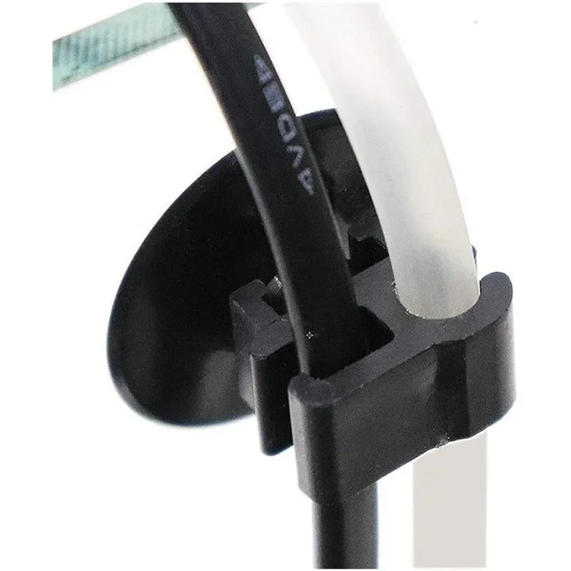 Lot de 5 ventouses pour accessoires d'aquarium, clips de fixation pour tuyau d'oxygène, cordon d'alimentation de pompe, organisateur de câbles