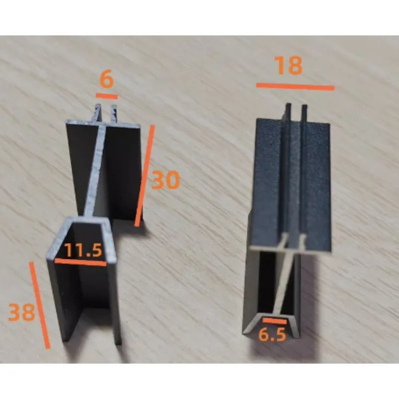 Wood plastic fence accessories, aluminum alloy spacing buckle, 30mm gap, 10 pieces/pack