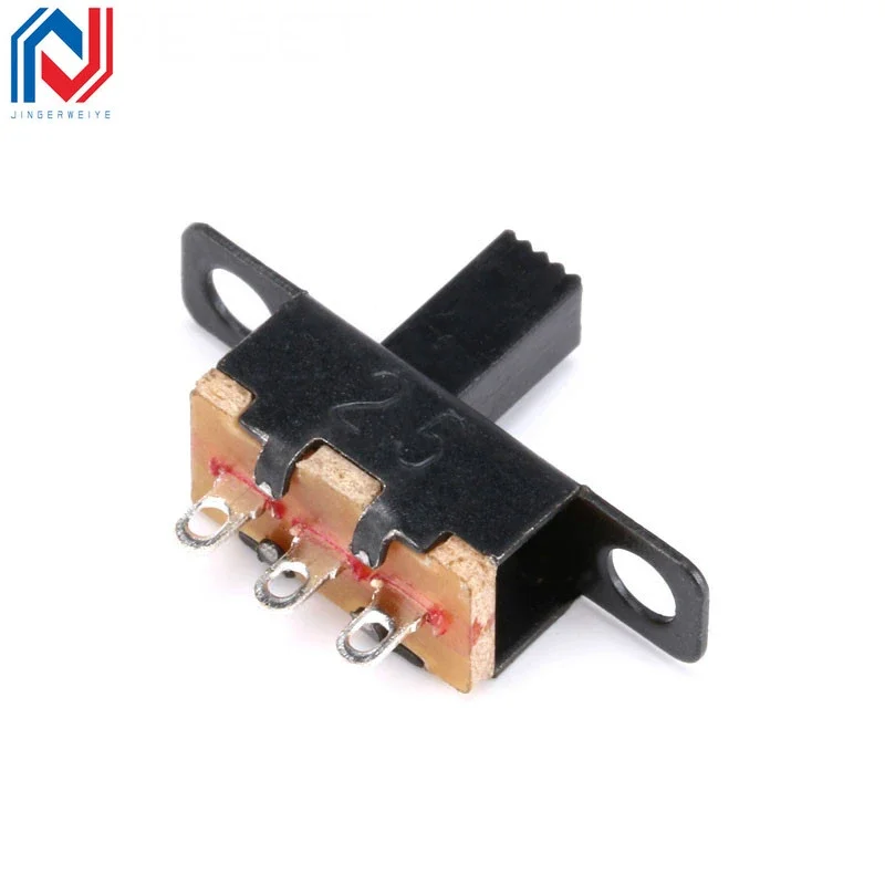 20pcs/lot Micro Slide Switch 3PIN 2 Position 1P2T ON-OFF Toggle Switch Handle high 6mm SS12F15VG6 Toggle Switch