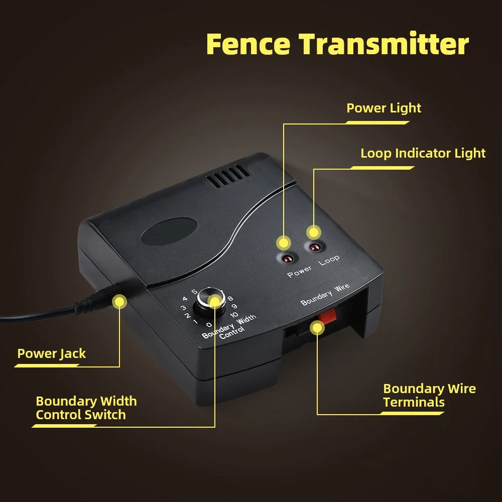 Smart Electric Dog Fence + Remote Trainer 20 Gauge Underground Dog Fence Dual Solution to Contain and Train Your Dog(s)