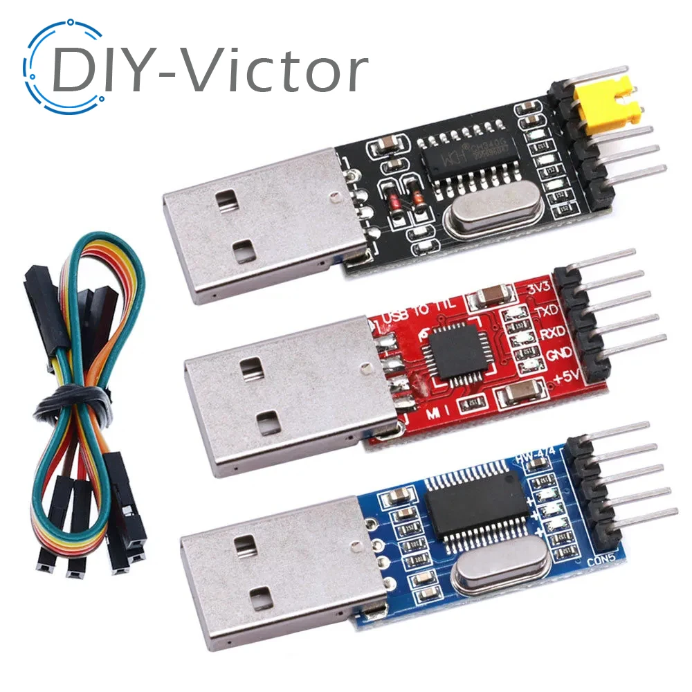 3pcs/lot =1PCS PL2303HX PL2303 Download +1PCS CP2102+1PCS CH340G CH340 For Arduino USB to UART TTL Serial Brush Plate Module