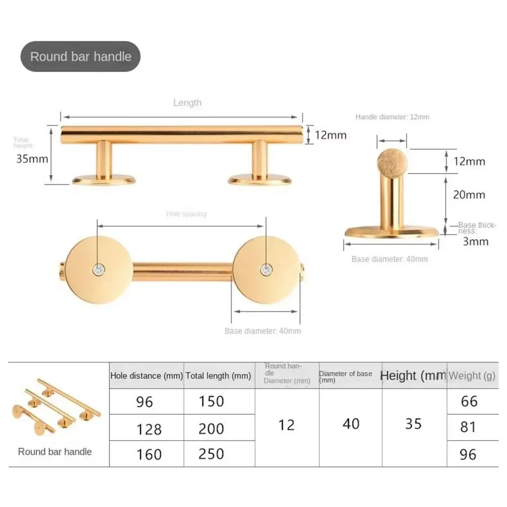 무타공 자가접착 도어 핸들 알루미늄 합금 라이트 럭셔리 주방 캐비닛 핸들 유럽 스타일 모던