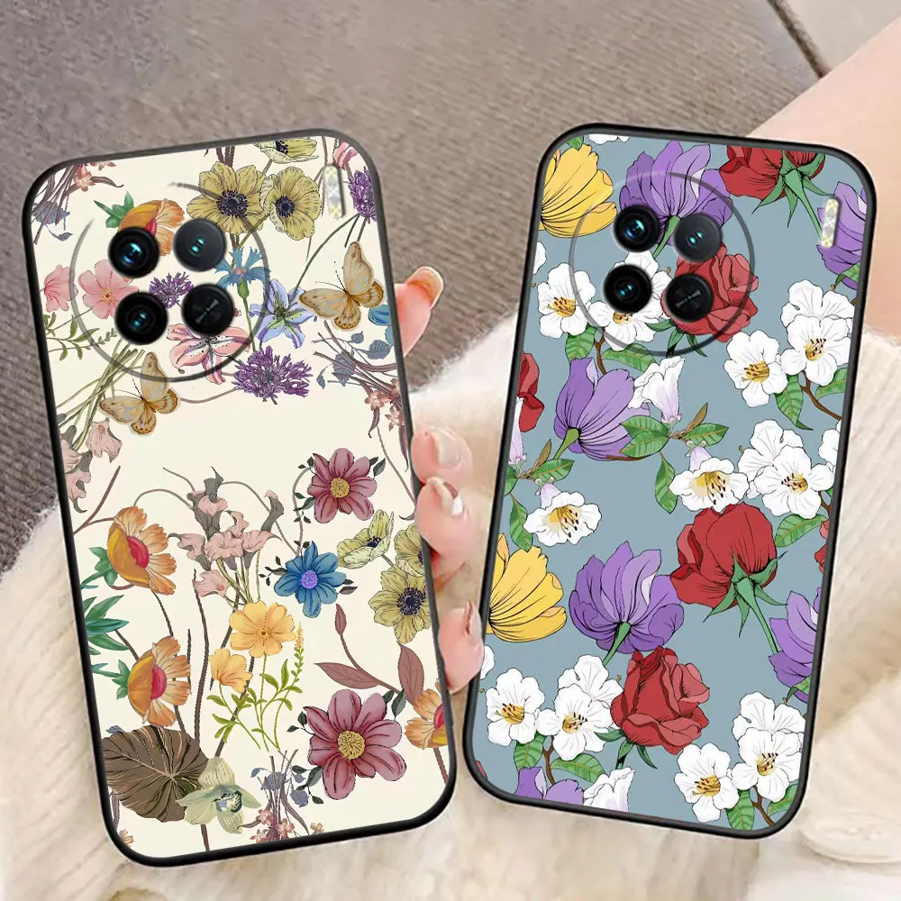 Beautiful Flowers Phone Case For VIVO S1 S16 S17 Z1 V17 V19 V20 V21 V21E V23 V23E V25 V27 V27E V29 V29E V30 V30E PRO 4G 5G Case