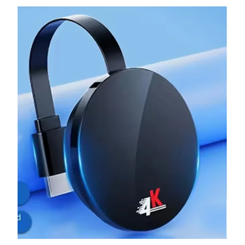 ABJF-Wireless Display Receiver 4K -Kompatibler WLAN-Display-Adapter 5G + 2,4G TV-Sticks für Android Einfache Installation