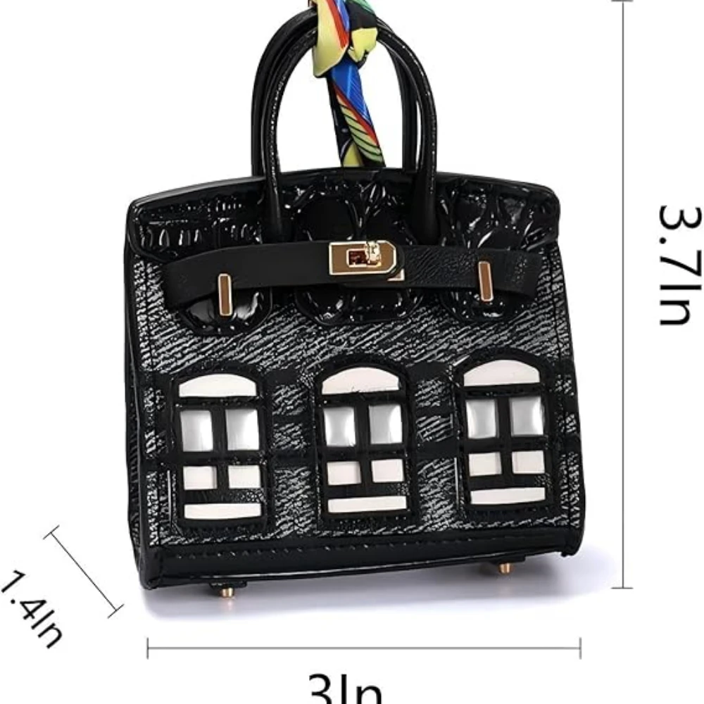 NEW Mini Earphone Bag Keychain Cute Bag Charms for Women,Bag Charms for Handbags Leather Handbag Decoration Purse Charm