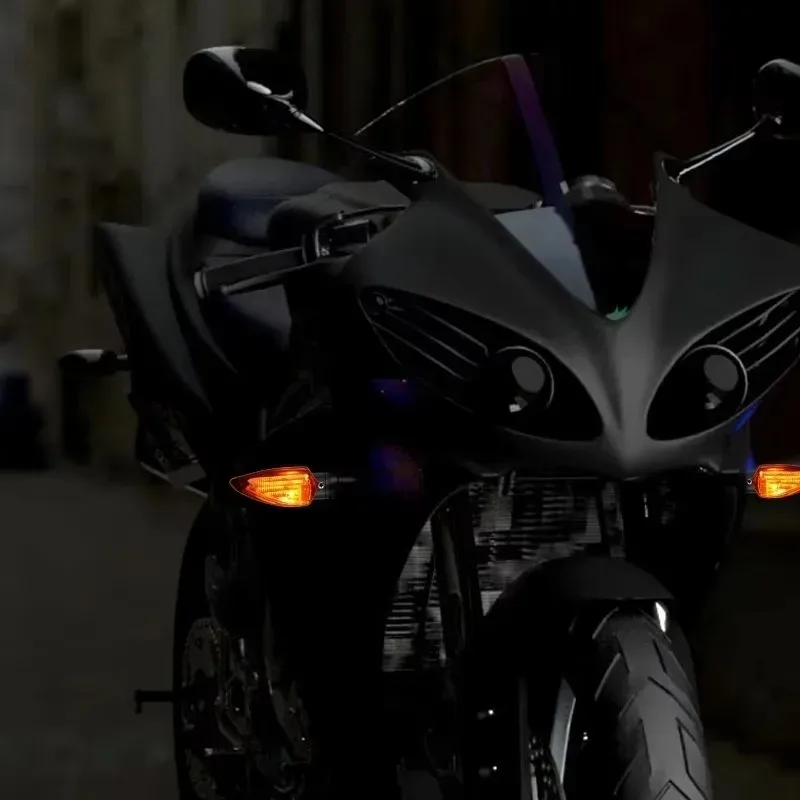 ملحقات إشارة الانعطاف الجديدة لتعديل الدراجة النارية، إشارة الانعطاف للدراجة النارية M-slaz الأمامية والخلفية، حدد بدقة #6