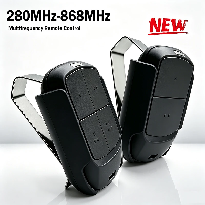 280MHz-868MHz Multifrequency Wireless Garage Door Remote Control key Duplicator 433MHz 868MHz Code Grabber Clone Gate Opener