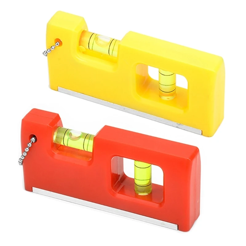 4Inch Torpedoes Level and Ruler, 180/90 Degree Bubble,Level Tool For Leveling, Measuring, Markingand Cutting