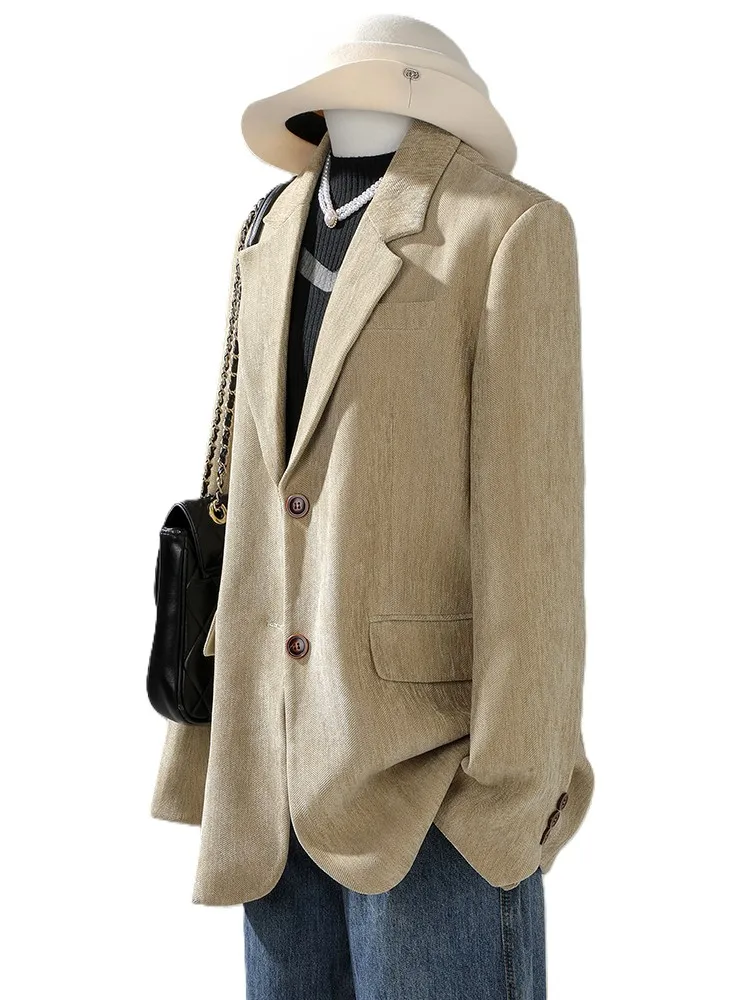 

Casual Female Winter Blazer Women Yellow Coffee Black Ladies Jacket