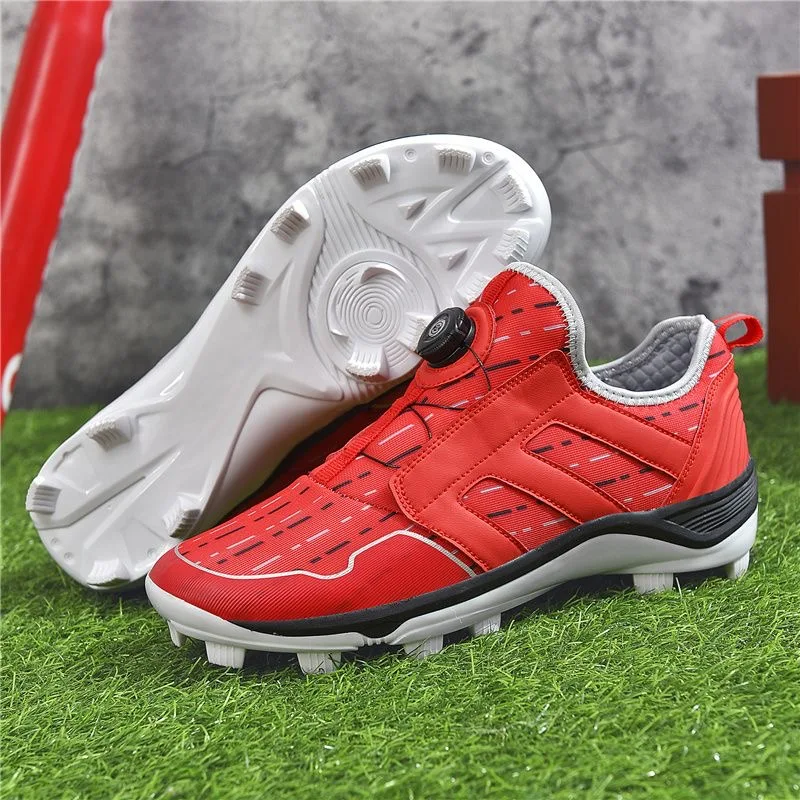 2024 Hot Sale Baseball Training Shoes Men Black Red Gym Shoes Mens Professional Court Shoes Man Sports Shoe