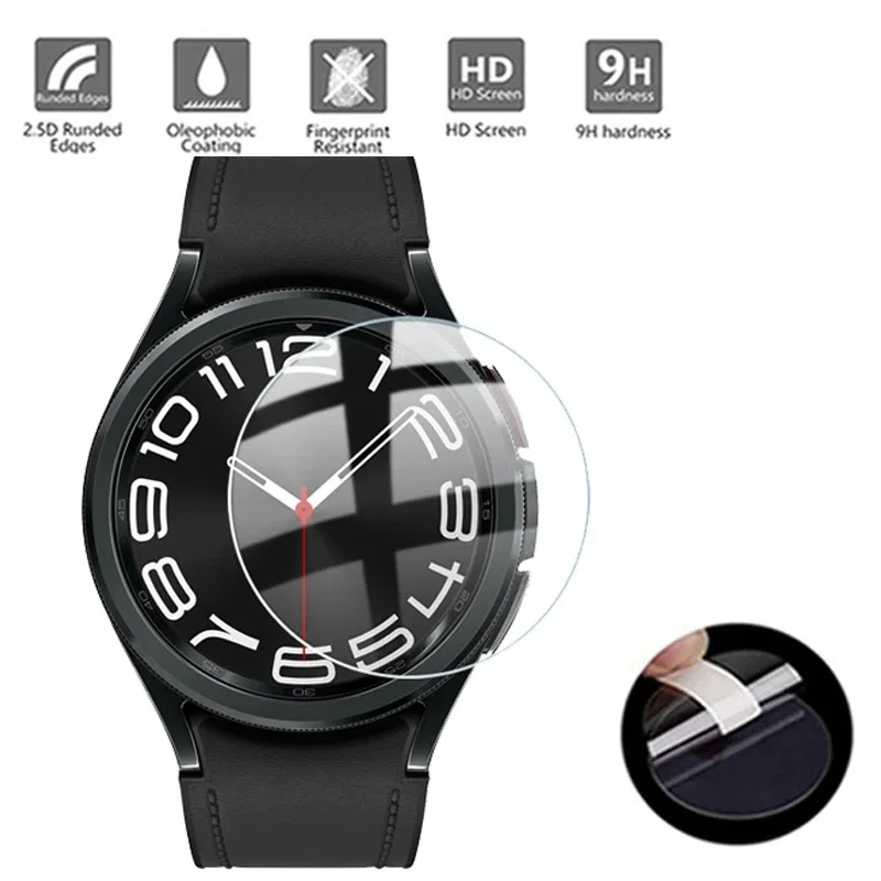 Tempered Glass for Samsung Galaxy Watch 7 Ultra/Watch 7 FE 40mm 44mm 47mm HD Screen Protector Anti-Scratch Clear Protective Film