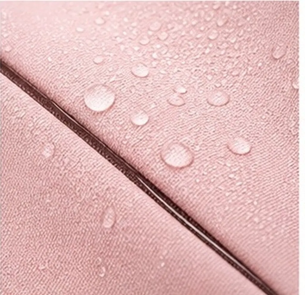 Light Pink Casual Laptop Backpack USB Charging Port Nylon Backpack Large Capacity Breathable Adjustable Strap for Travel School
