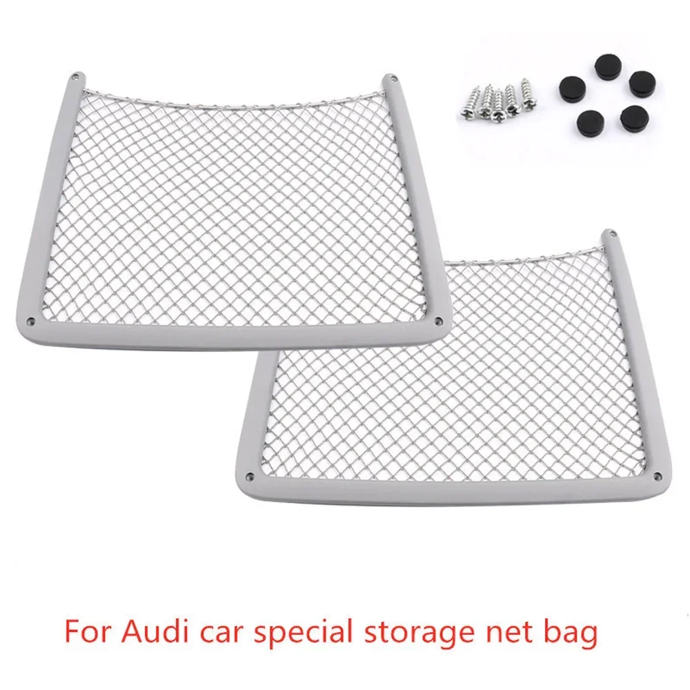 Original car upgrade rear seat net pocket For Audi A3 A4 A4L A5 A6 A7 Q3 Q5 rear backrest storage multifunctional storage